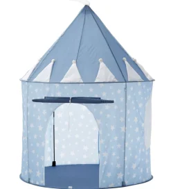 Kids Concept Legetelt - 100x130 cm - Blå m. Stjerner