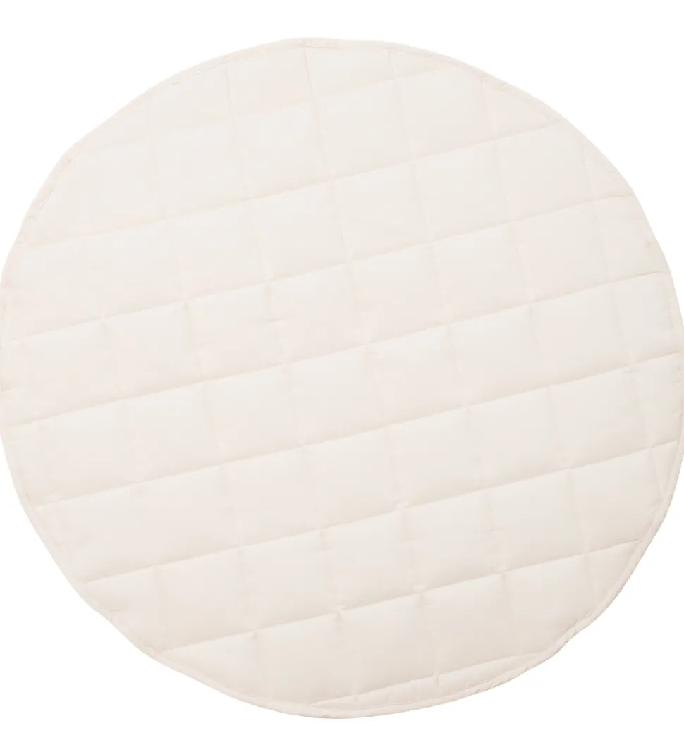 Kids Concept Legetæppe - 100 cm - Naturhvid