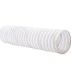 Kids Concept Legetunnel - 180 cm - Grå Striber