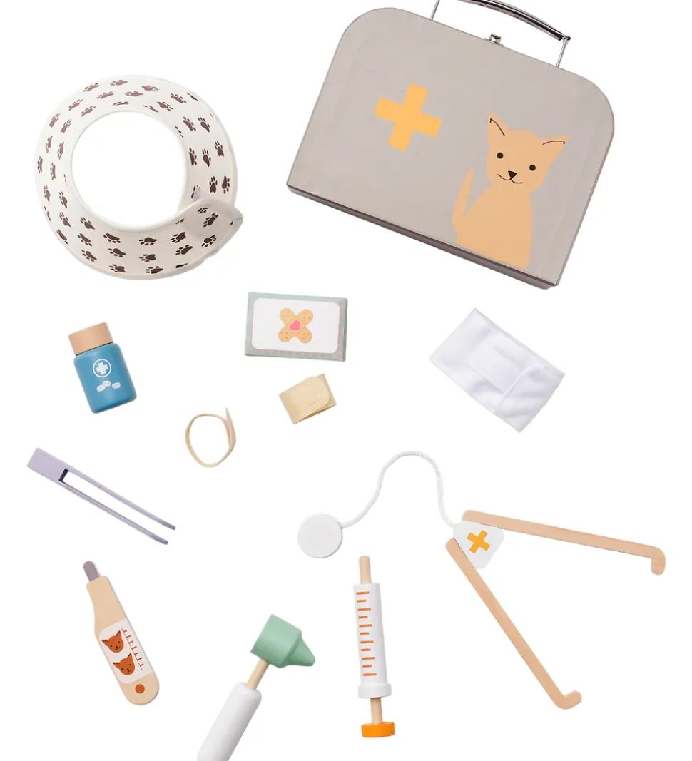 Kids Concept Lægetaske -12 Dele - Træ