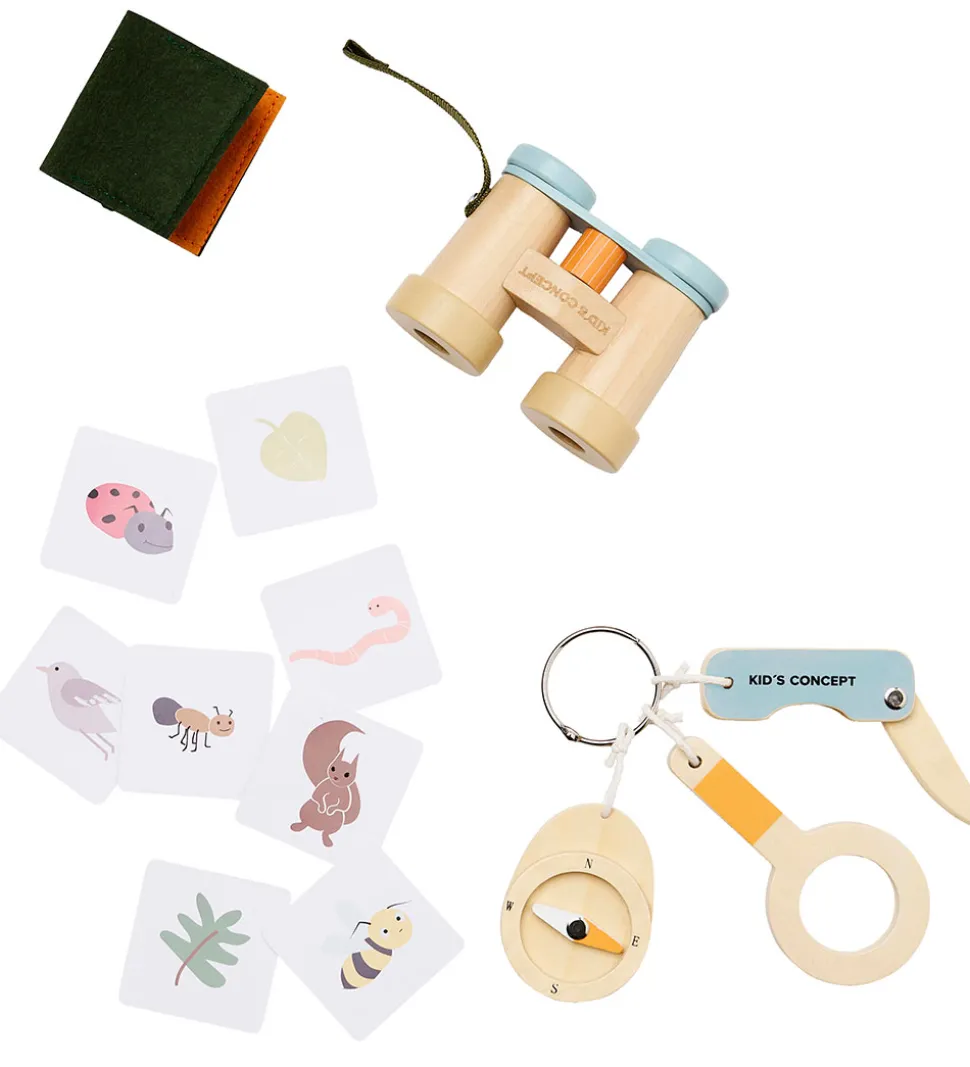 Kids Concept Naturopdagelsessæt - Træ - Kid's Hub