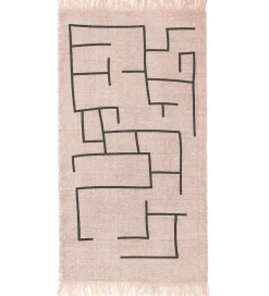 Kids Concept Tæppe - Geometrisk - Rosa