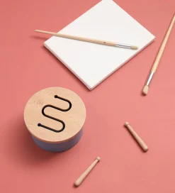 Kids Concept Trælegetøj - Tromme Mini - 16,5 x 9 cm - Blå