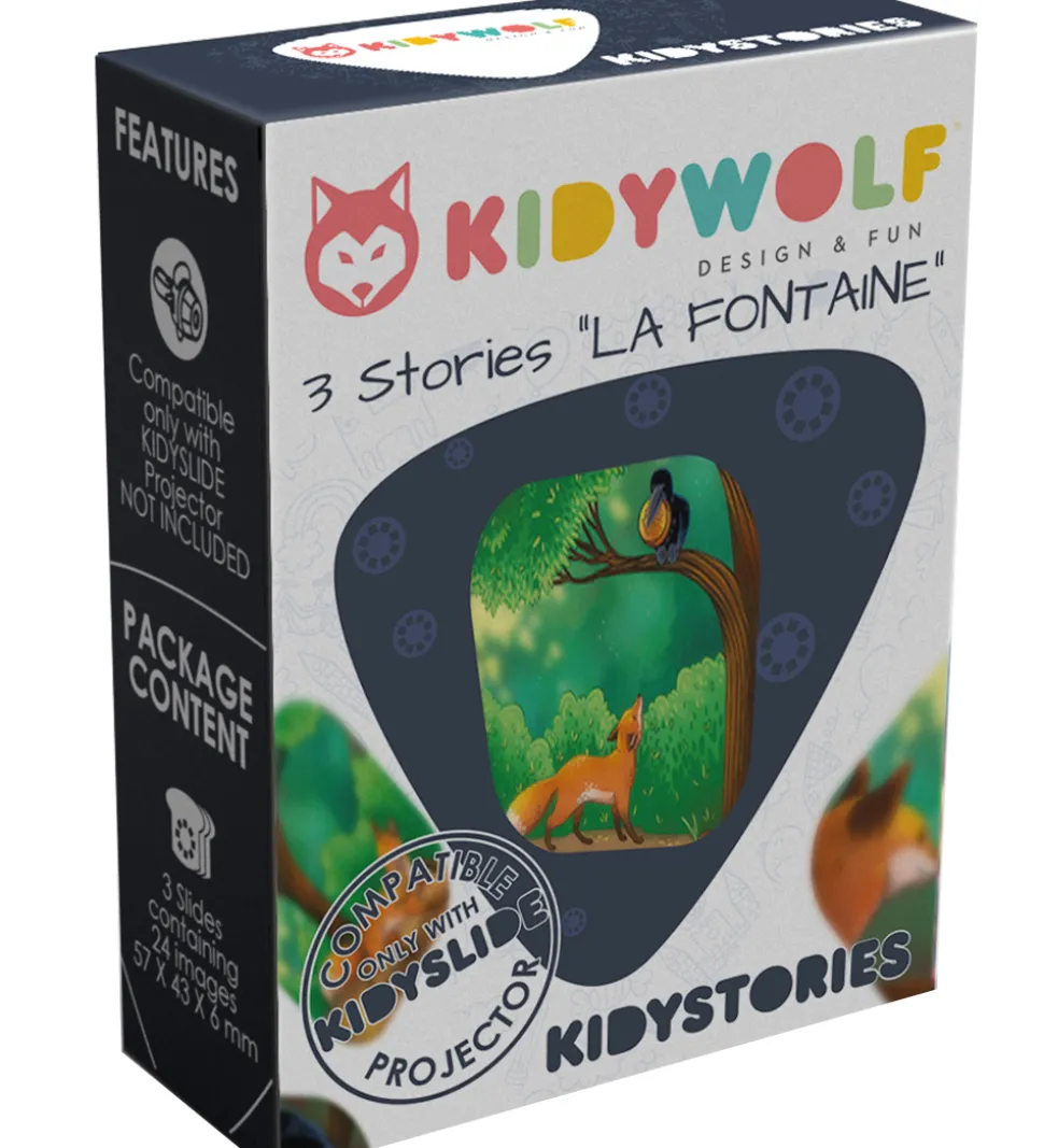 Kidywolf Historie - Til Lommelygte - La Fontaine - Kidystories