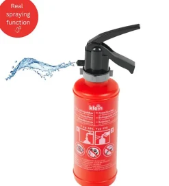 Klein Brandmandssæt - Lys og Vandsprøjt - 7 Stk. - Rød