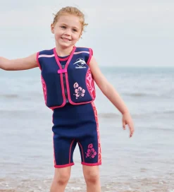 Konfidence Svømmevest - Original - Navy Hibiscus