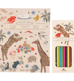 Konges Sløjd Aktivitetsbog m. Farveblyanter - Multi