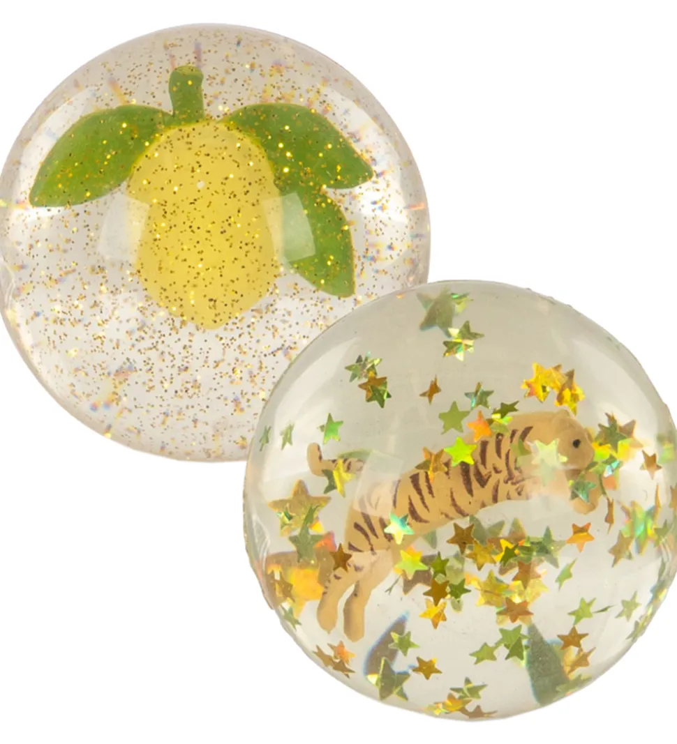 Konges Sløjd Hoppebolde - 2-pak - Lemon/Tiger