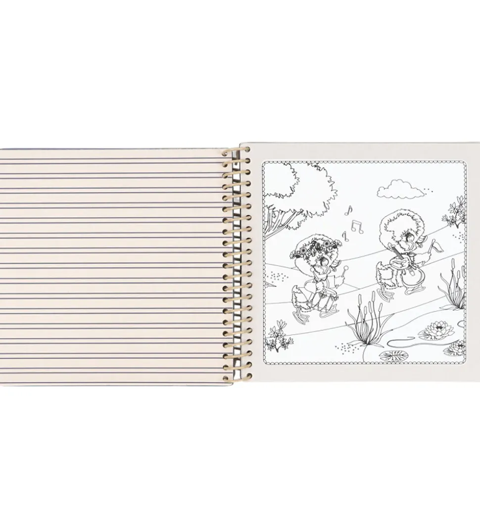 Konges Sløjd Magisk Malebog - Mal Med Vand - Ducking