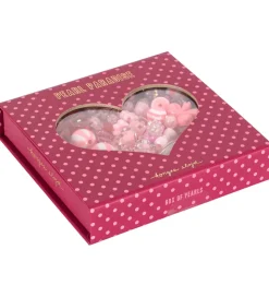 Konges Sløjd Perler - 200 stk. - Pink