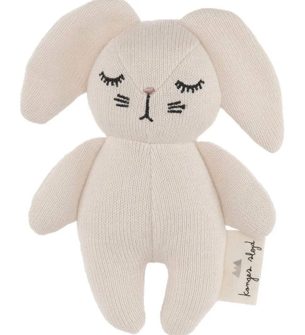 Konges Sløjd Rangle - Mini Rabbit - Offwhite