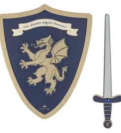 Konges Sløjd Udklædning - Sværd/Skjold - Midnight Navy