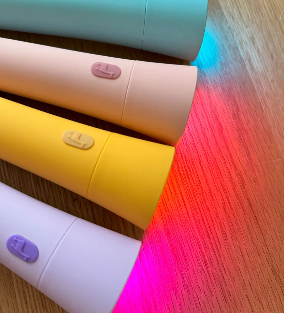 Lalarma Lommelygte - Color Change - 15 cm - Blå