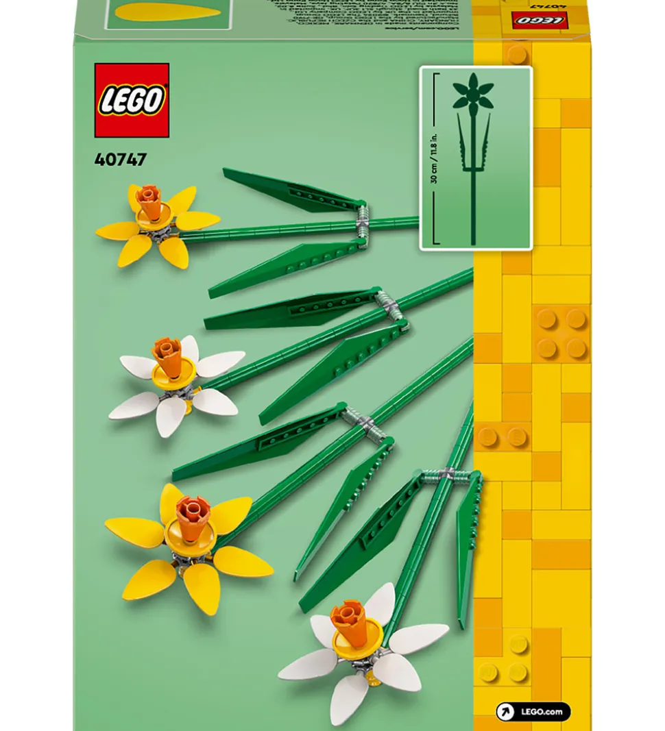 LEGO® Blomster - Påskeliljer 40747 - 216 Dele