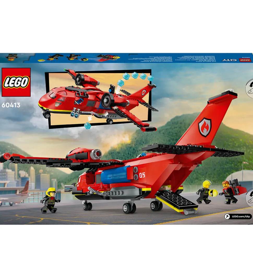 LEGO® City - Brandslukningsfly 60413 - 478 Dele