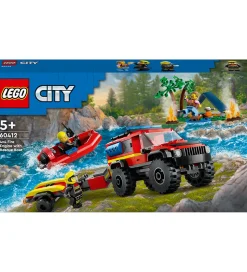LEGO® City - Firhjulstrukket Brandbil Med Re... 60412 - 301 Dele