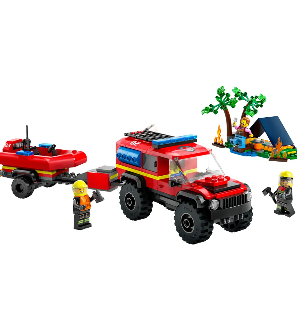 LEGO® City - Firhjulstrukket Brandbil Med Re... 60412 - 301 Dele