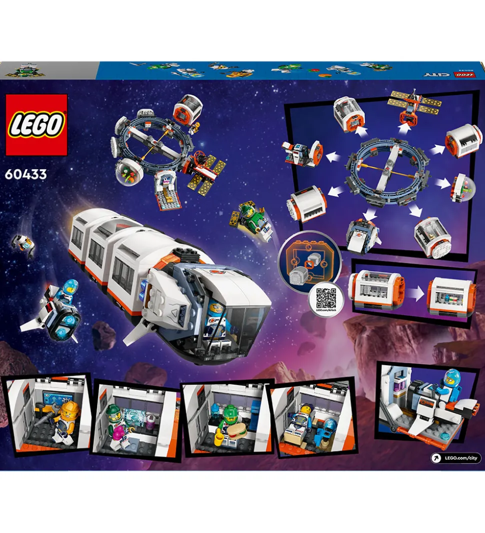 LEGO® City - Modulopbygget Rumstation 60433 - 1097 Dele