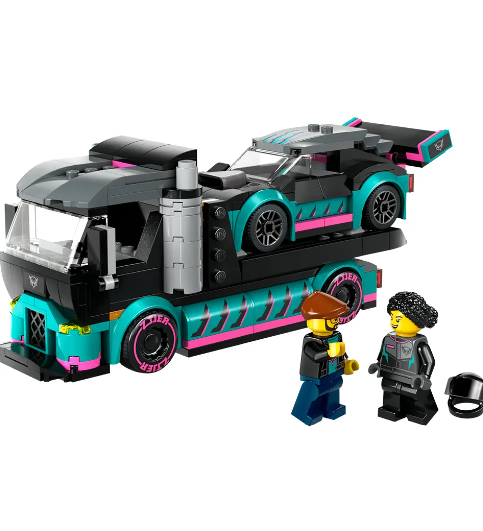 LEGO® City - Racerbil Og Biltransporter 60406 - 328 Dele