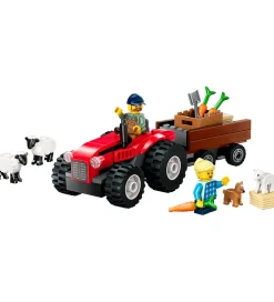 LEGO® City - Rød Traktor Med Anhænger Og Får 60461 - 116 Dele