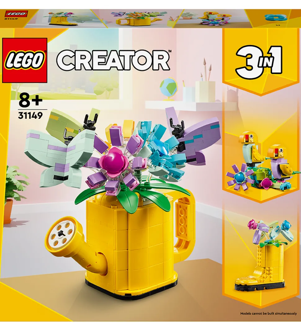 LEGO® Creator - Blomster I Vandkande - 31149 - 3-i-1 - 420 Dele