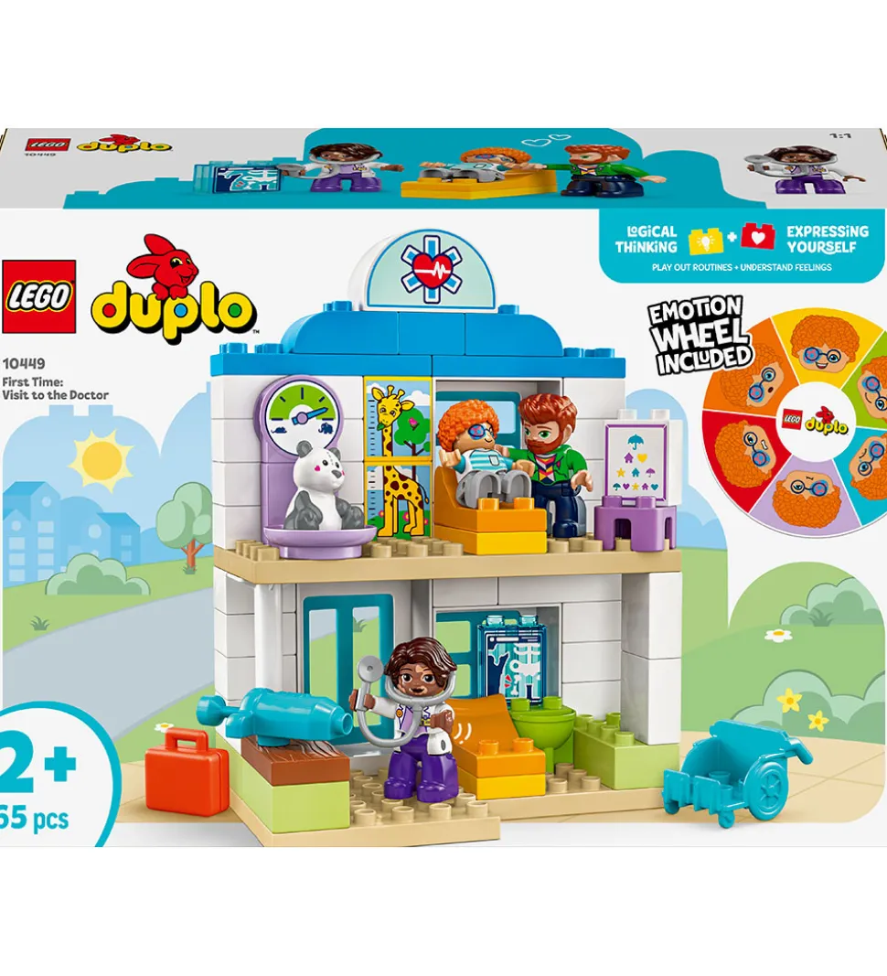 LEGO® DUPLO - Første Gang: Besøg Hos Lægen 10449 - 65 Dele