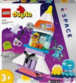 LEGO® DUPLO - 3-i-1-Eventyr Med Rumfærge 10422 - 58 Dele