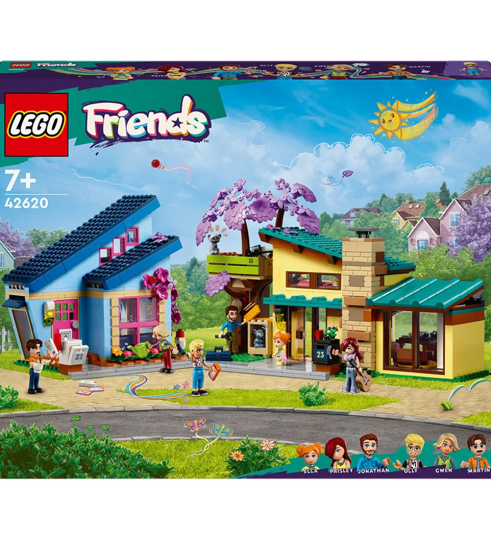 LEGO® Friends - Olly Og Paisleys Huse 42620 - 1126 Dele