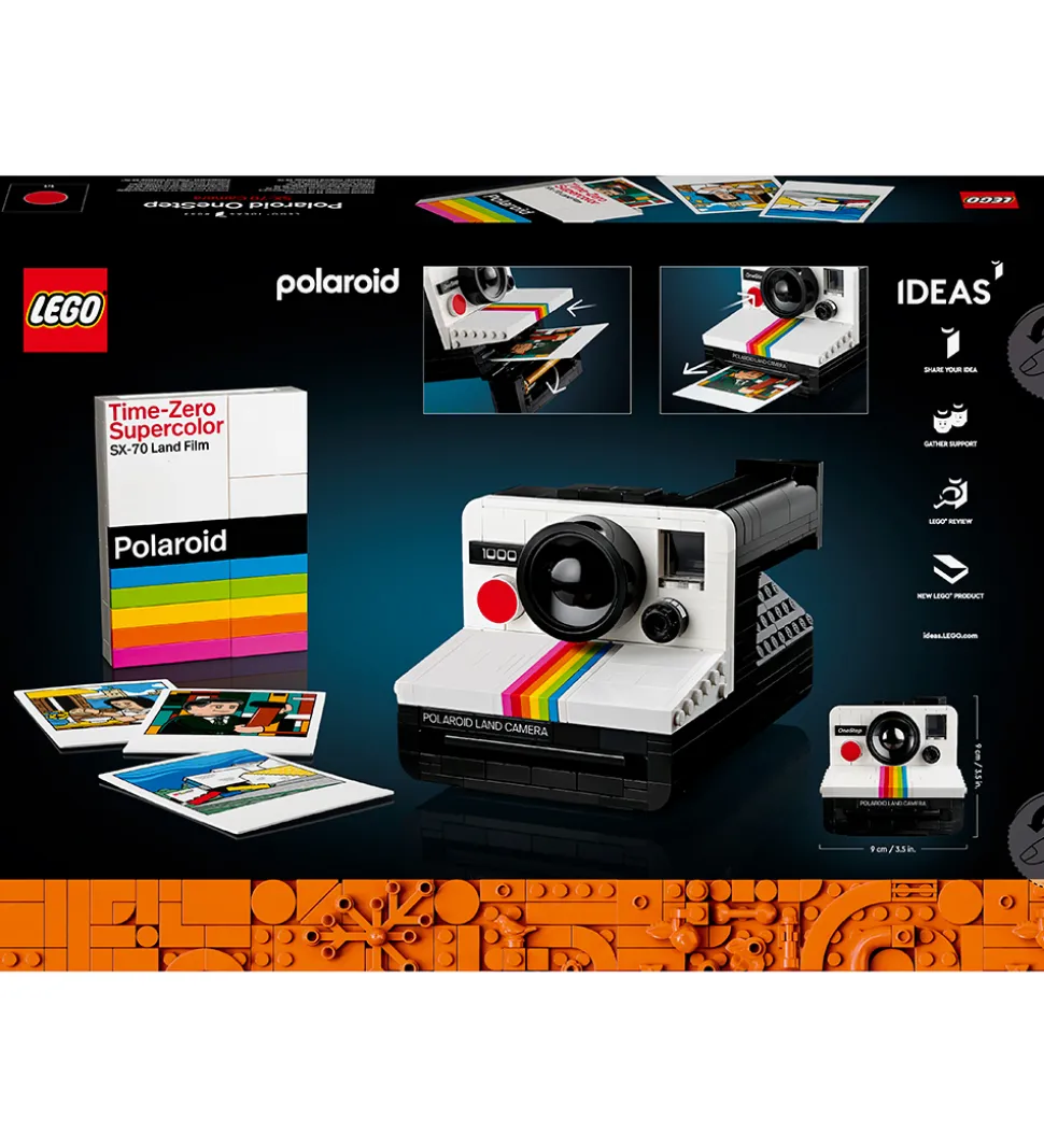 LEGO® Ideas - Polaroid OneStep SX-70-kamera - 21345 - 516 Dele
