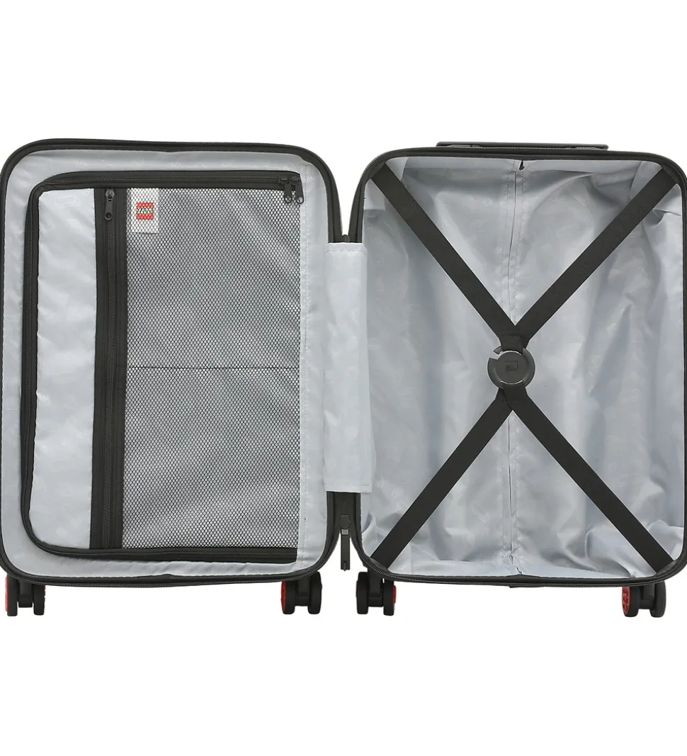 LEGO® Kuffert - Brick 2x2 - 20" - Sort/Bright Red