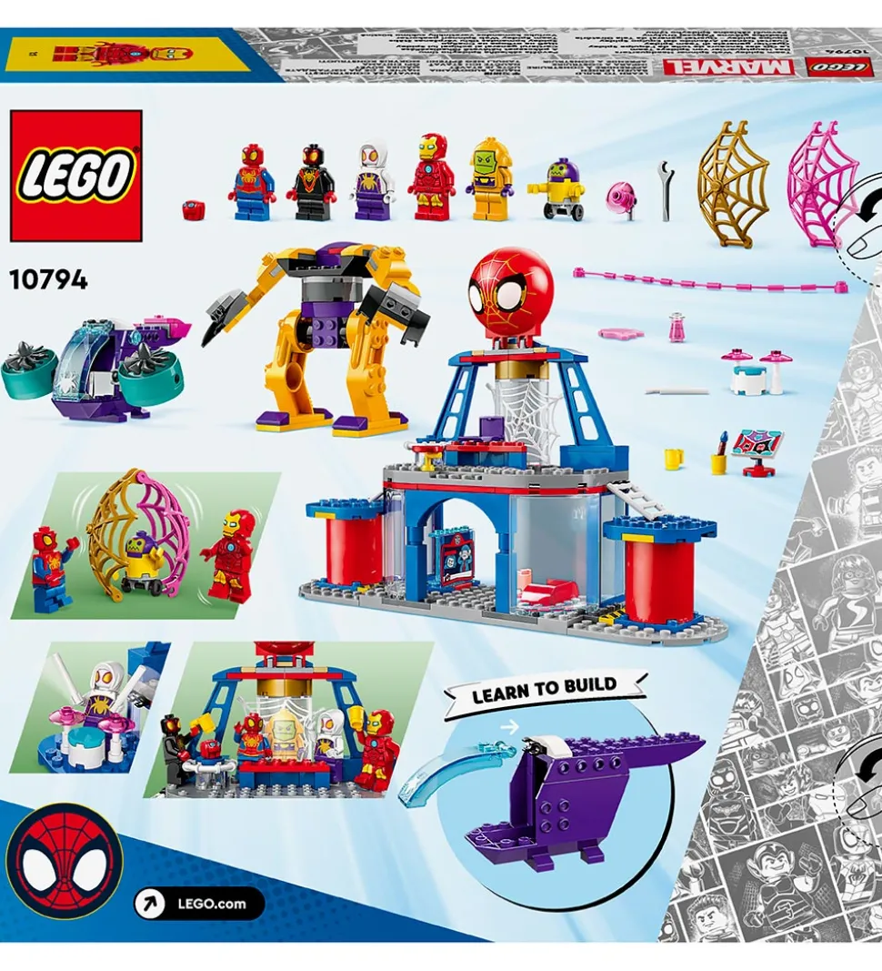 LEGO® Marvel - Team Spideys Netspinder-Hoved... 10794 - 193 Dele