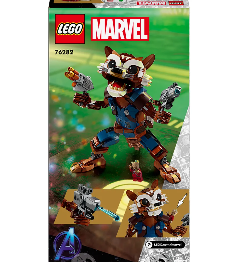 LEGO® Marvel The Infinity Saga - Rocket Og B... 76282 - 566 Dele