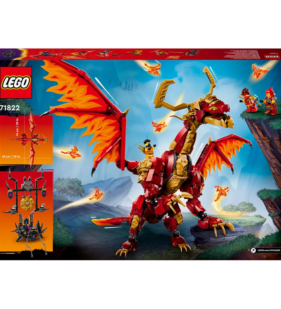 LEGO® Ninjago - Bevægelses-kildedrage 71822 - 1716 Dele