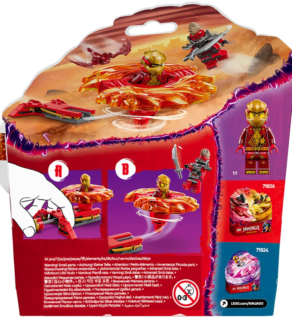 LEGO® Ninjago - Kais Drage-spinjitzu-spinner 71823 - 54 Dele
