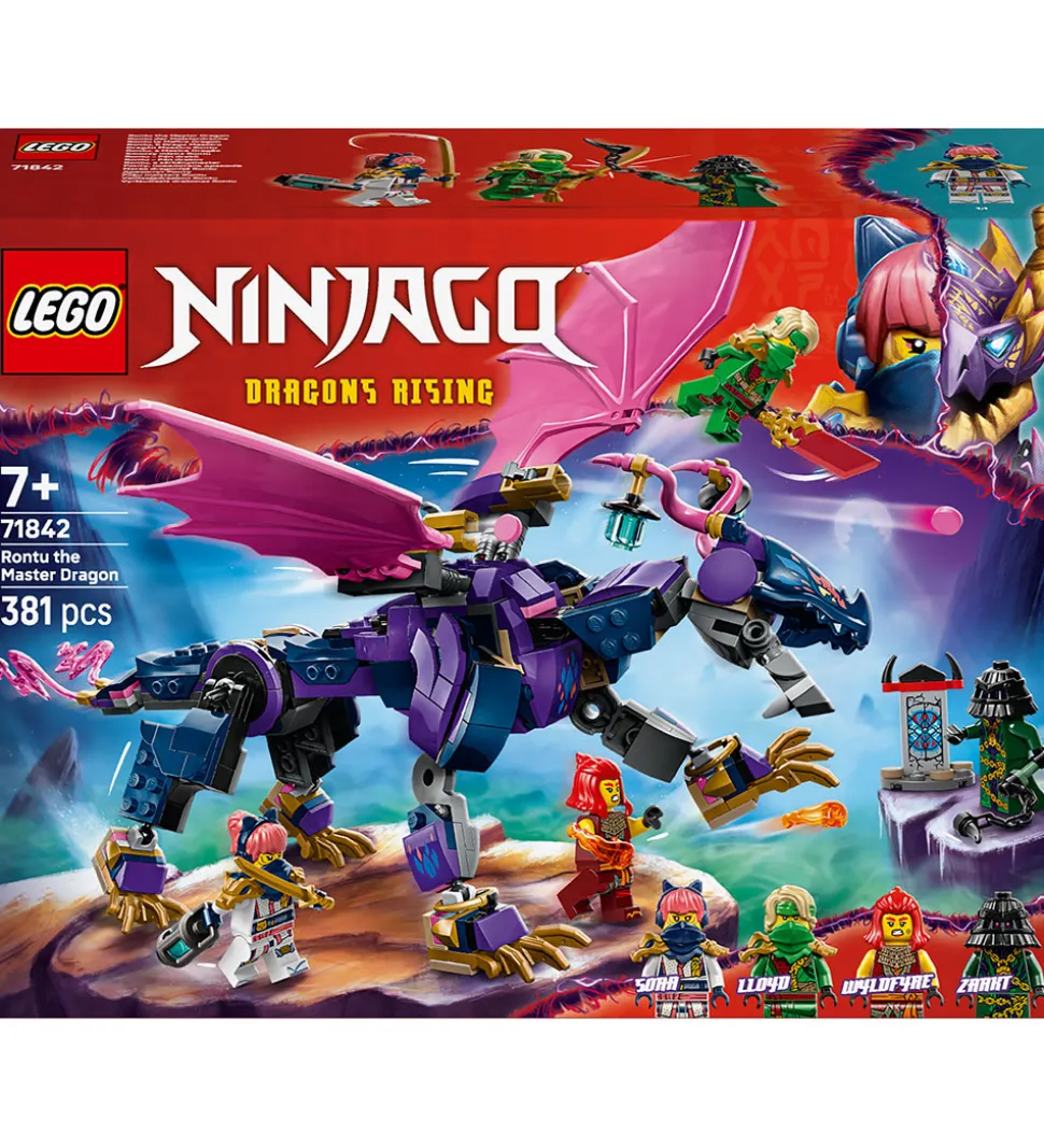 LEGO® Ninjago - Mesterdragen Rontu 71842 - 381 Dele