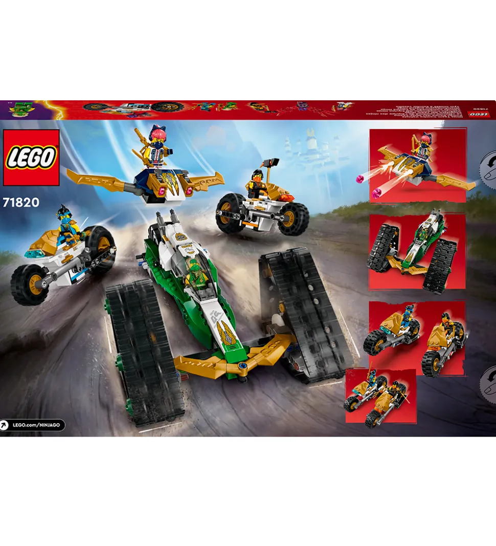 LEGO® Ninjago - Ninjateamets Kombikøretøj 71820 - 576 Dele
