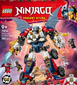 LEGO® Ninjago - Zanes Ultrakombirobot 71834 - 4-i-1 - 1187 Dele