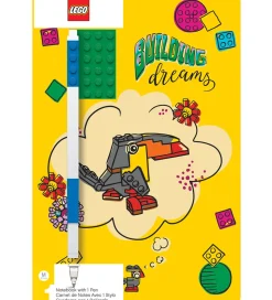 LEGO® Notesbog m. Gel Pen - Building Dreams