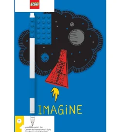 LEGO® Notesbog m. Gel Pen - Imagine