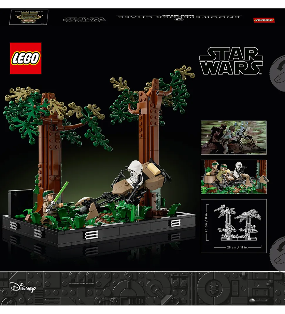 LEGO® Star Wars - Diorama Med Speederjagt På... 75353 - 608 Dele
