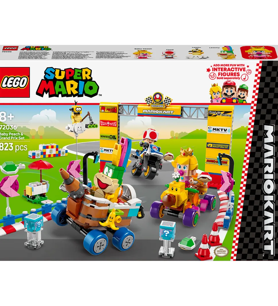 LEGO® Super Mario - Mario Kart - Baby Peach ... 72036 - 823 Dele
