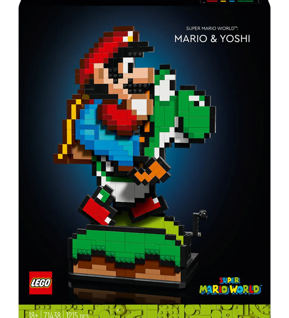 LEGO® Super Mario World: Mario og Yoshi 71438 - 1215 Dele
