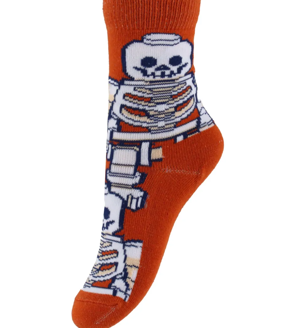 LEGO® Wear Strømper - 3-pak - LwAgan - Sort/Rød/Beige m. Hallowe