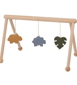 Liewood Aktivitetsstativ m. Tilbehør - Træ - Ernie - Dino Mix