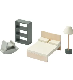 Liewood Møbler Til Dukkehus - Træ - Amanda - 4 Dele - Hunter Gre