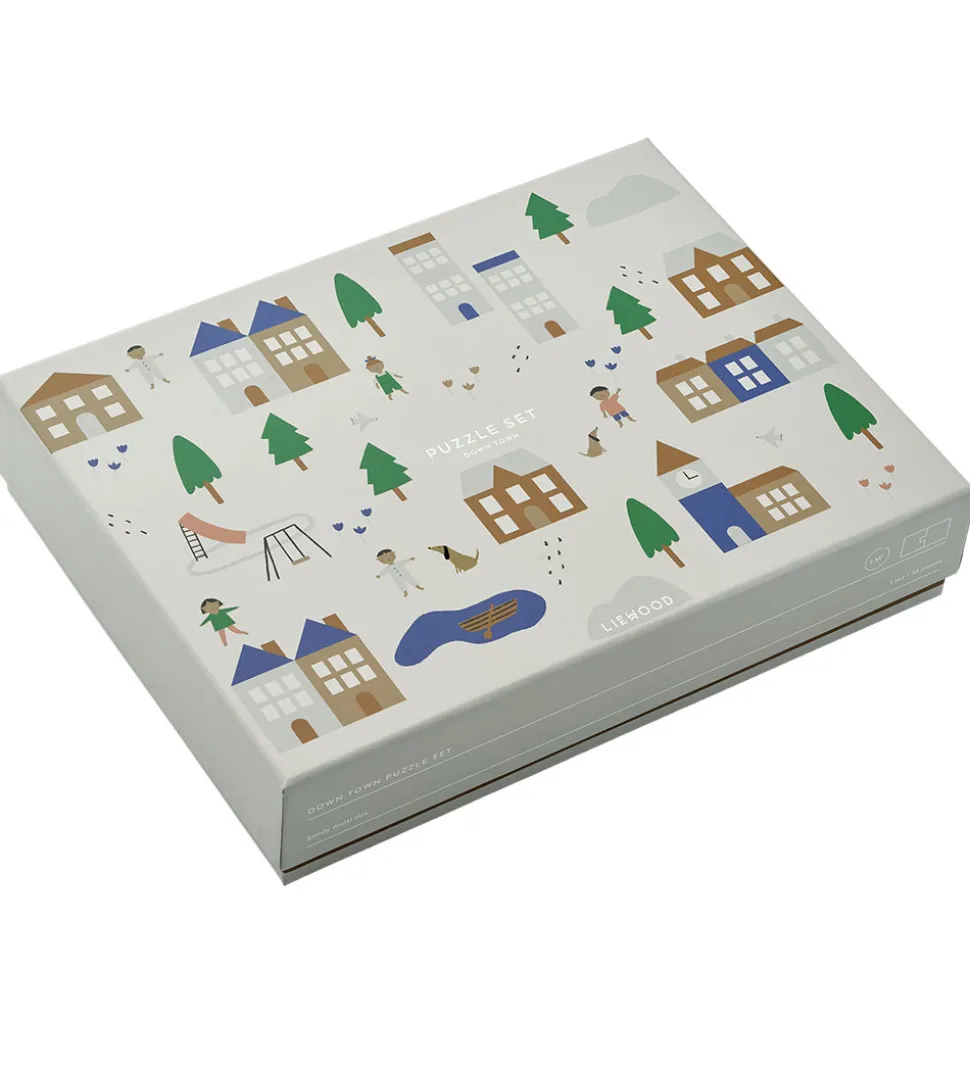 Liewood Puslespil - 35 Brikker - Jimmie - Downtowm/Sandy