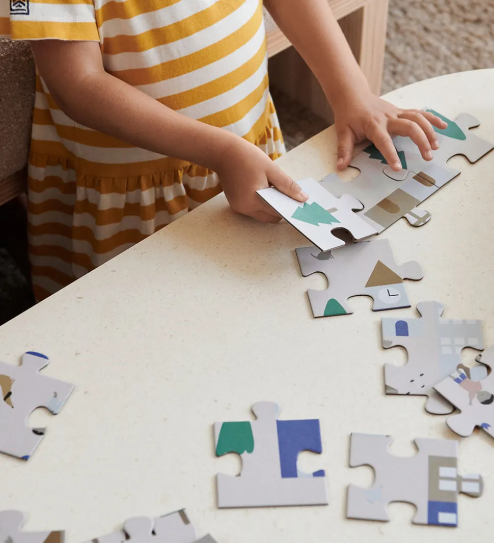 Liewood Puslespil - 35 Brikker - Jimmie - Downtowm/Sandy