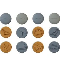 Liewood Stempler - Silikone - 12-pak - Earl - Blue Multi Mix