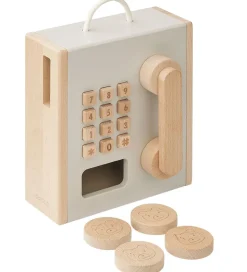 Liewood Trælegetøj - Telefon - Rufus - Oat/Sandy Mix