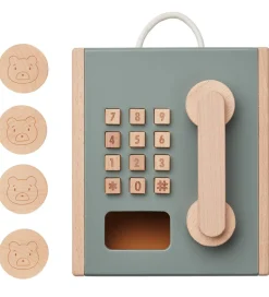 Liewood Trælegetøj - Telefon - Rufus - Faune Green/Golden Carame